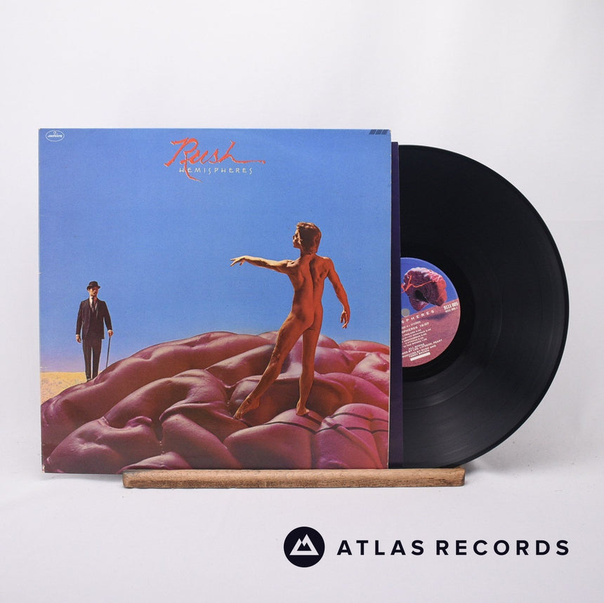 Rush - Hemispheres - Gatefold Insert Netherlands 1Y 2Y LP Vinyl Record - EX/EX