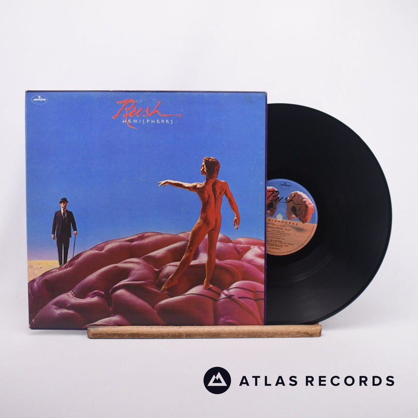 Rush Hemispheres LP Vinyl Record - Front Cover & Record