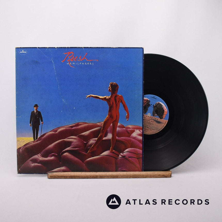 Rush Hemispheres LP Vinyl Record - Front Cover & Record