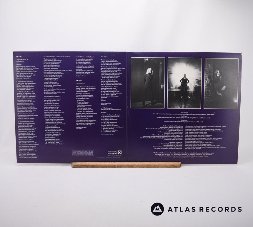 Rush - Hemispheres - Insert Poster Gatefold 1Y//1 2Y//1 LP Vinyl Record - EX/EX