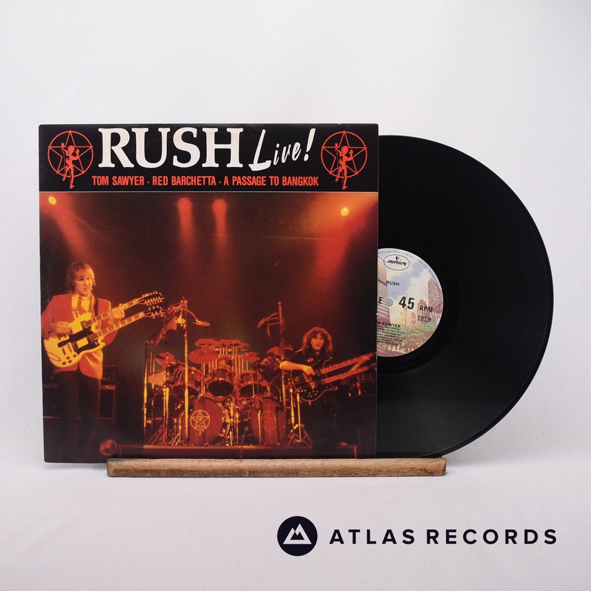 Rush Live! 12" Vinyl Record - Front Cover & Record