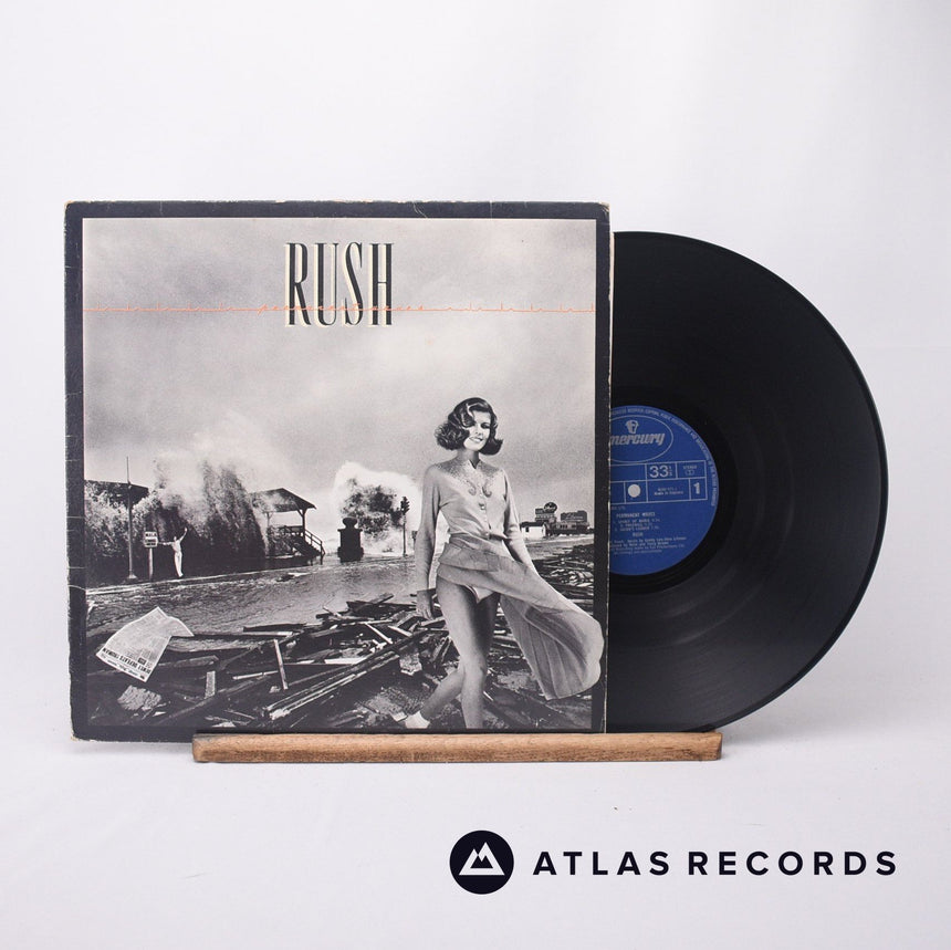 Rush Permanent Waves LP Vinyl Record - Front Cover & Record