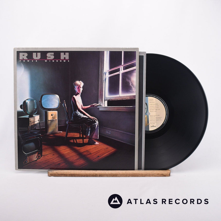 Rush Power Windows LP Vinyl Record - Front Cover & Record