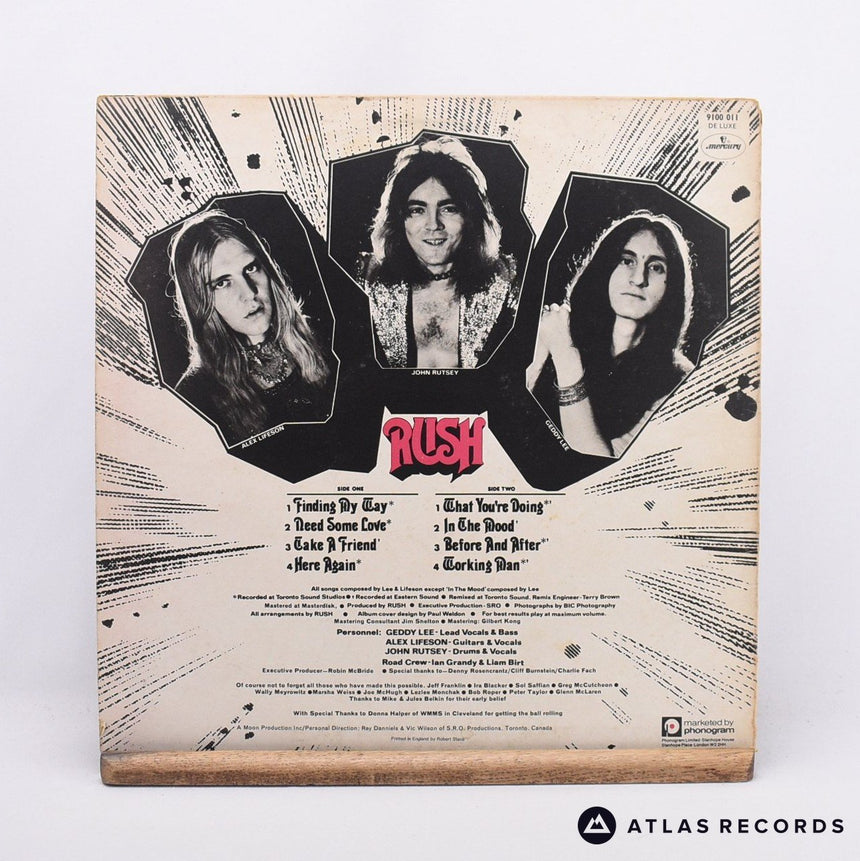 Rush - Rush - 1Y//1 2Y//1 LP Vinyl Record - VG/VG+