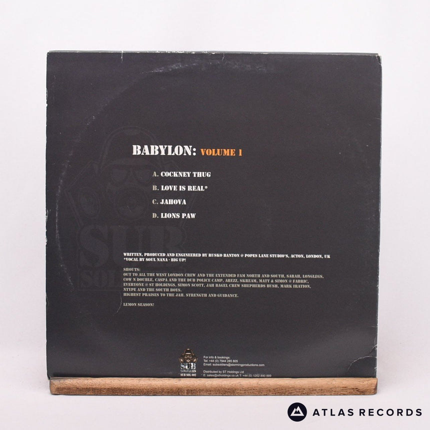 Rusko - Babylon: Volume 1 - 2 x 12" Vinyl Record - VG+/VG+