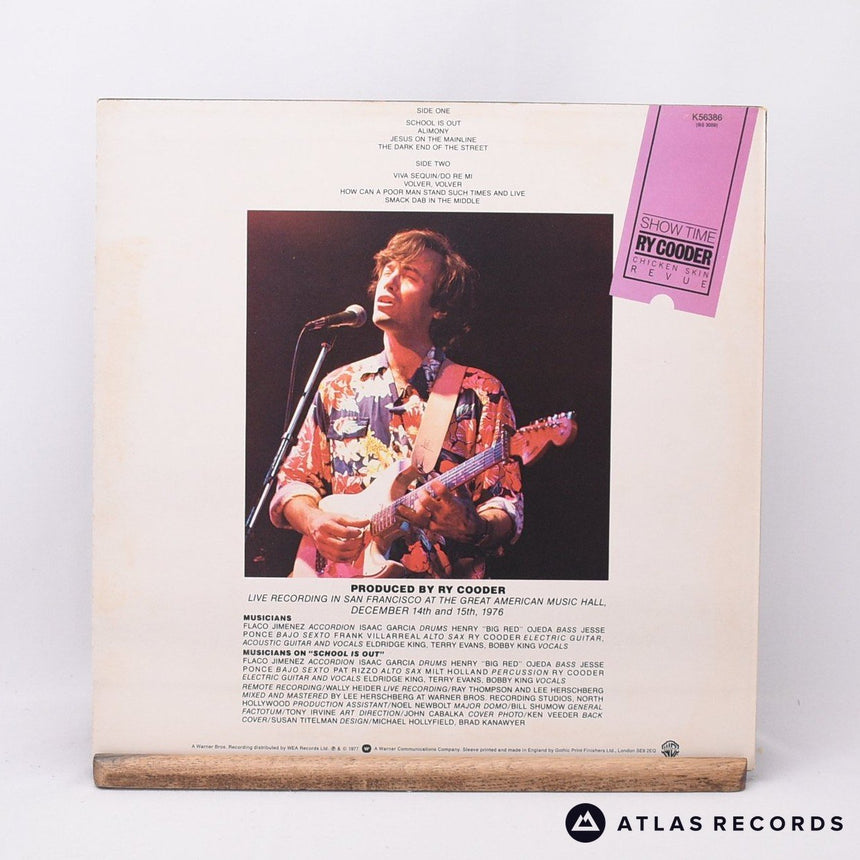 Ry Cooder - Show Time (Chicken Skin Revue) - LP Vinyl Record - EX/VG+