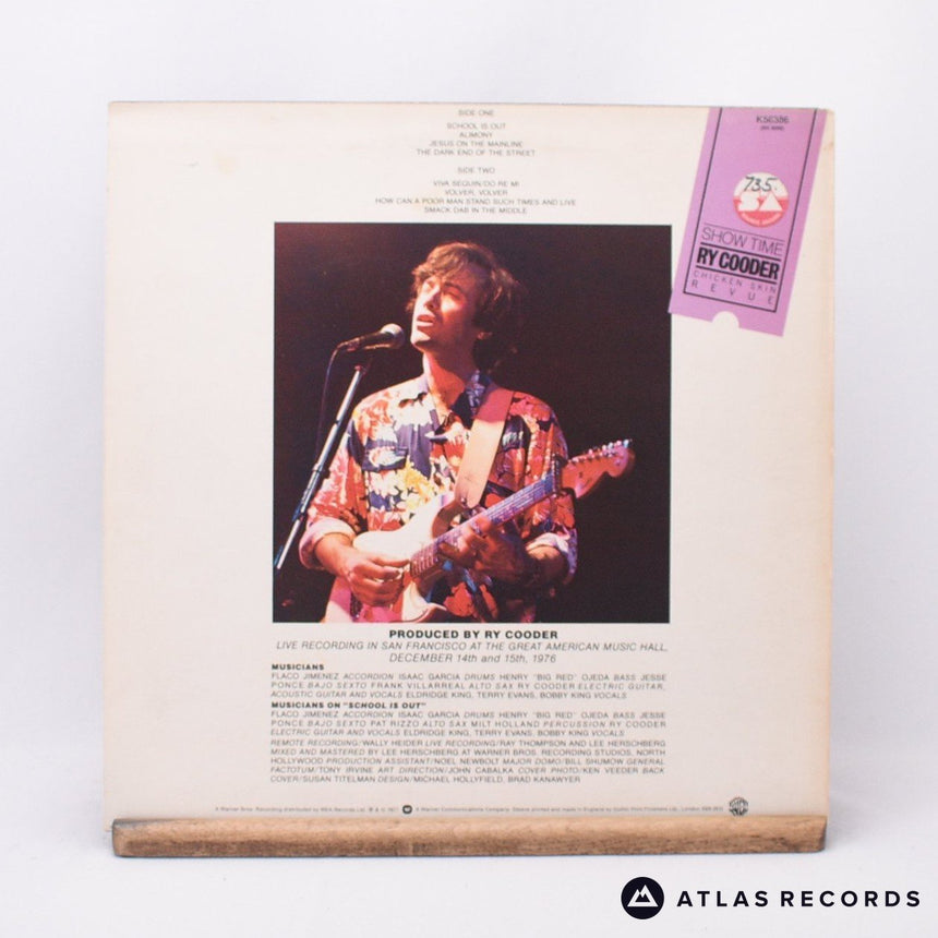 Ry Cooder - Show Time (Chicken Skin Revue) - LP Vinyl Record - VG+/EX