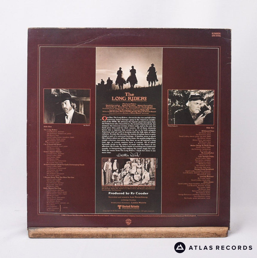 Ry Cooder - The Long Riders (Original Sound Track) - LP Vinyl Record - VG+/EX