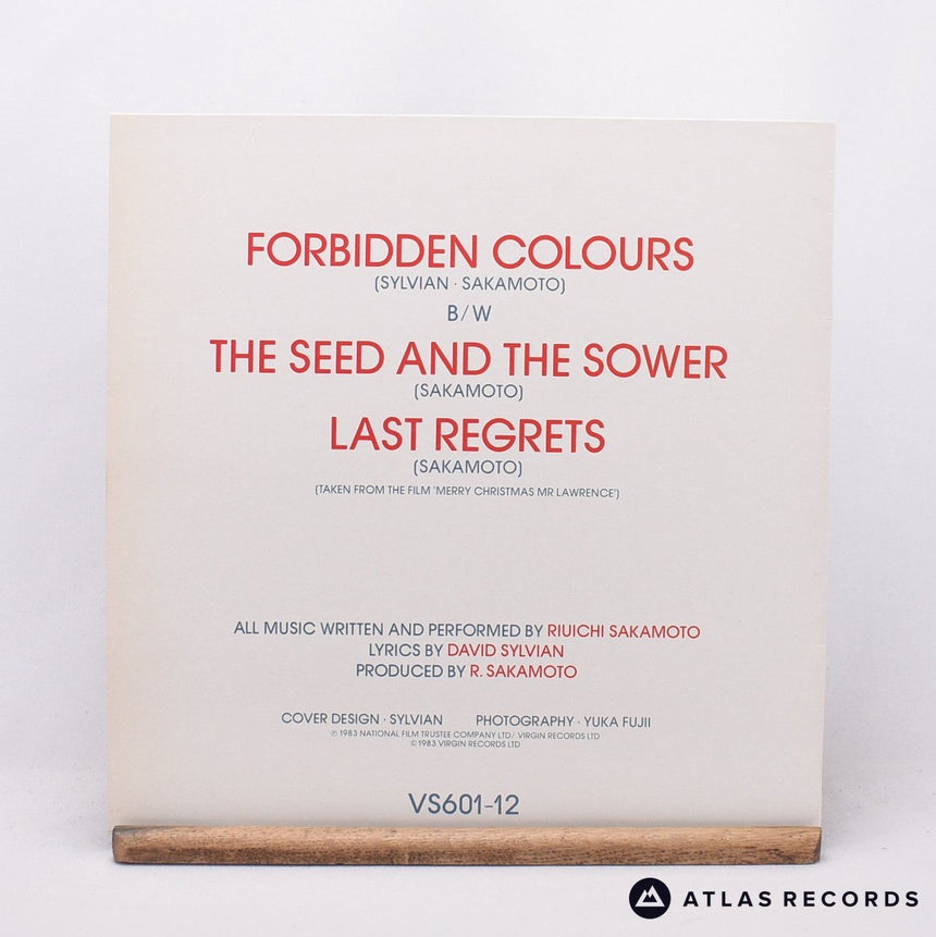 Ryuichi Sakamoto & David Sylvian - Forbidden Colours - 12" Vinyl Record - EX/VG+