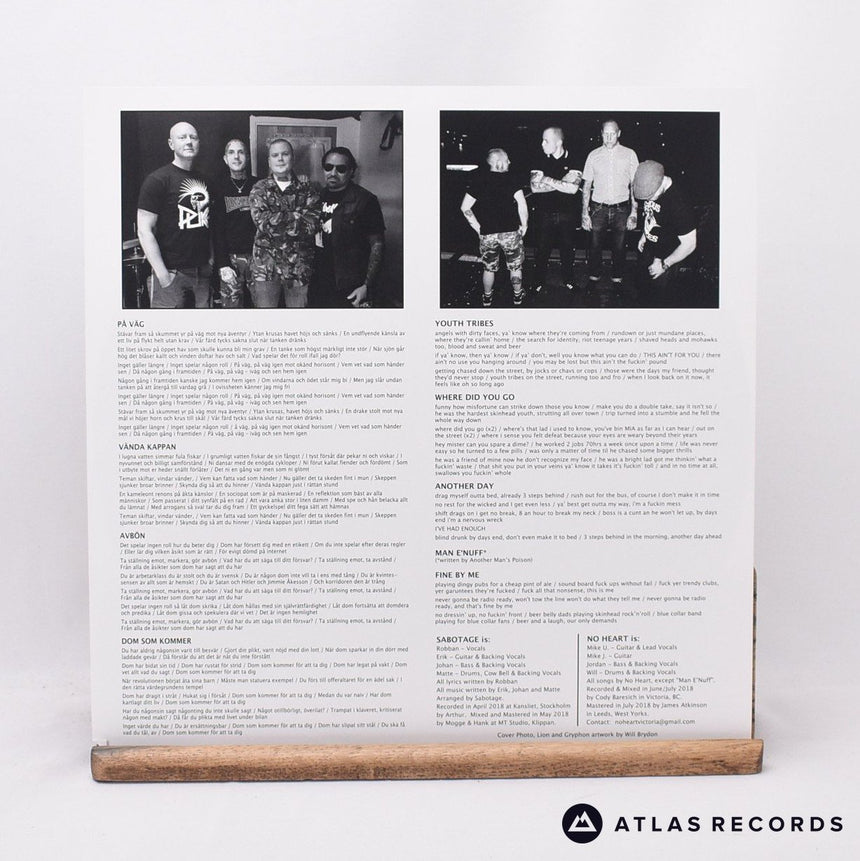 Sabotage - Sabotage / No Heart - LP Vinyl Record - NM/NM