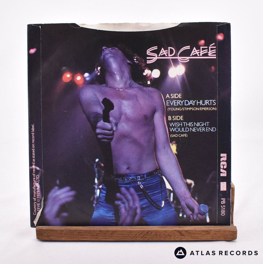 Sad Café - Every Day Hurts - Blue 7" Vinyl Record - EX/VG+