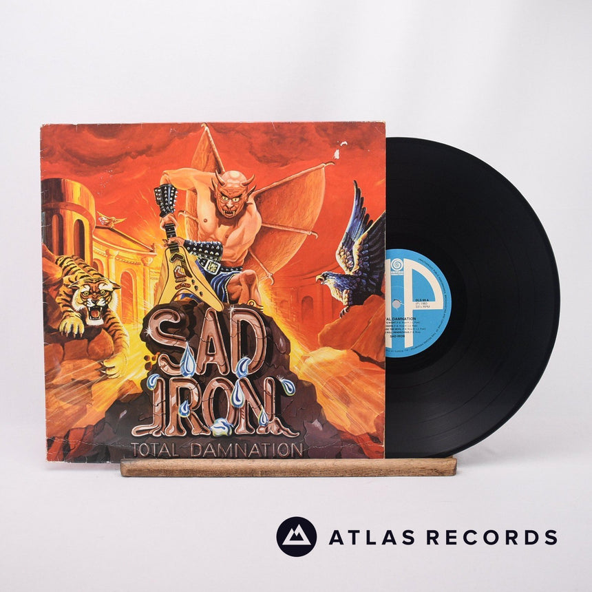 Sad Iron Total Damnation LP Vinyl Record - Front Cover & Record