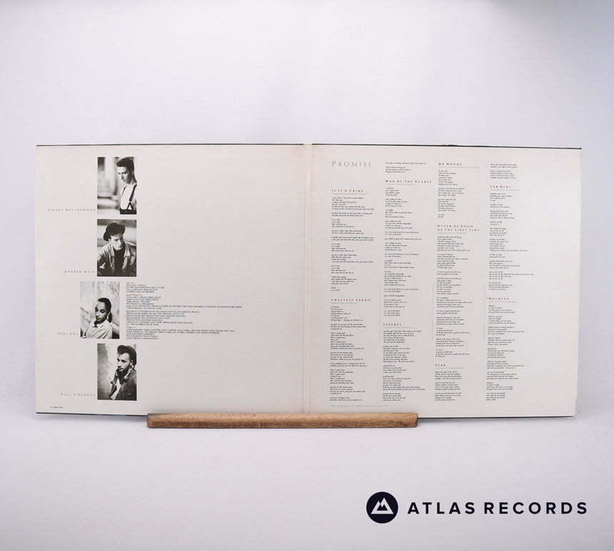 Sade - Promise - Gatefold LP Vinyl Record - EX/EX