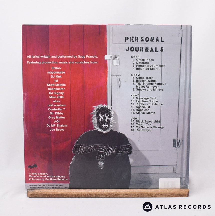 Sage Francis - Personal Journals - 2 x LP Vinyl Record - EX/VG+