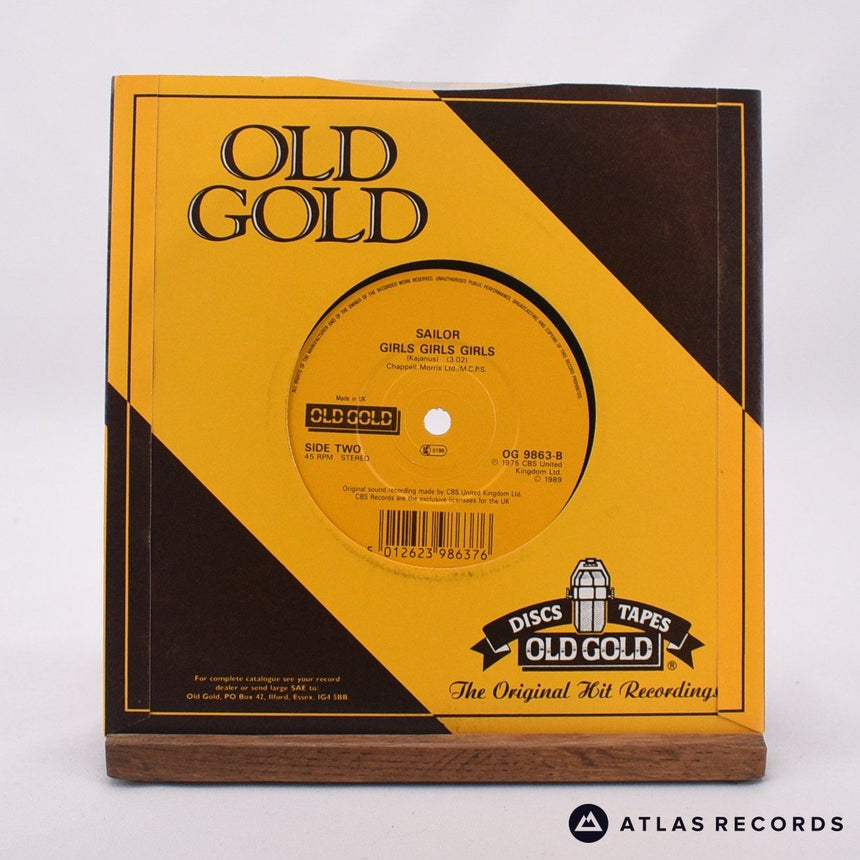 Sailor - Glass Of Champagne - 7" Vinyl Record - EX/EX