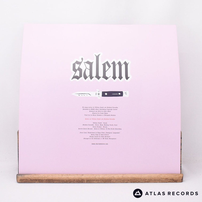 Salem - Salem II - Etched Limited Edition Lyric Sheet 12" Vinyl Record - NM/NM