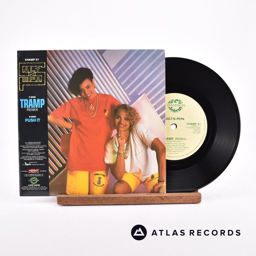Salt 'N' Pepa Tramp 7" Vinyl Record - Front Cover & Record