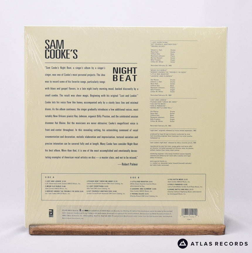 Sam Cooke - Night Beat - Reissue Gatefold A B LP Vinyl Record - NM/NM