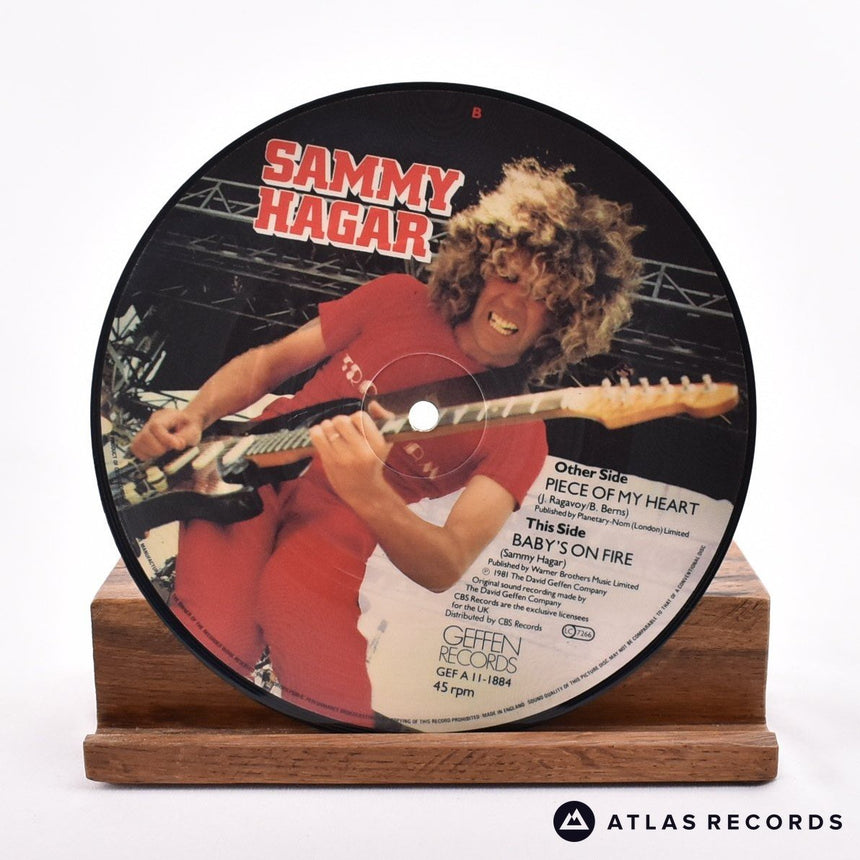 Sammy Hagar - Piece Of My Heart - Picture Disc 7" Vinyl Record - EX