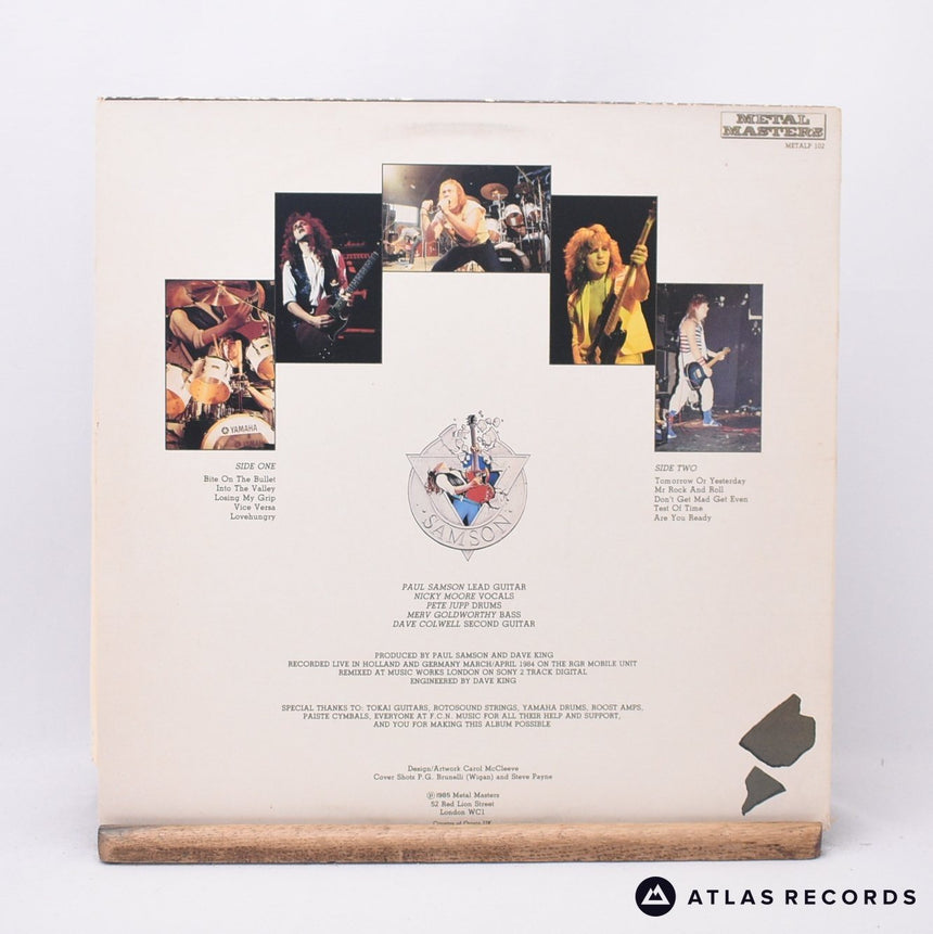 Samson - Thank You And Goodnight... Live - LP Vinyl Record - EX/EX