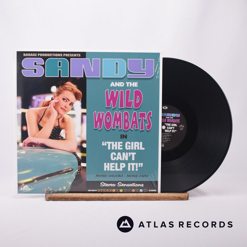 Sandy And The Wild Wombats The Girl Can't Help It LP Vinyl Record - Front Cover & Record