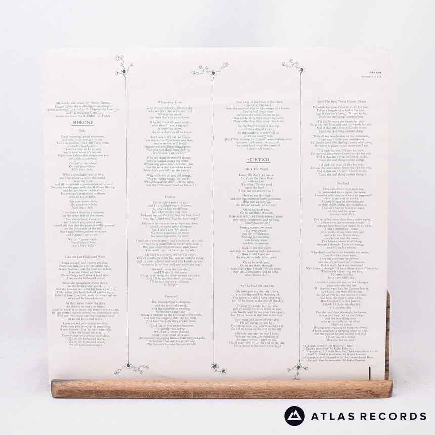 Sandy Denny - Like An Old Fashioned Waltz - A B LP Vinyl Record - VG+/EX