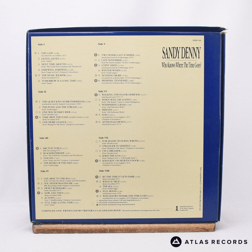 Sandy Denny - Who Knows Where The Time Goes? - 4 x LP Vinyl Record - VG+/EX