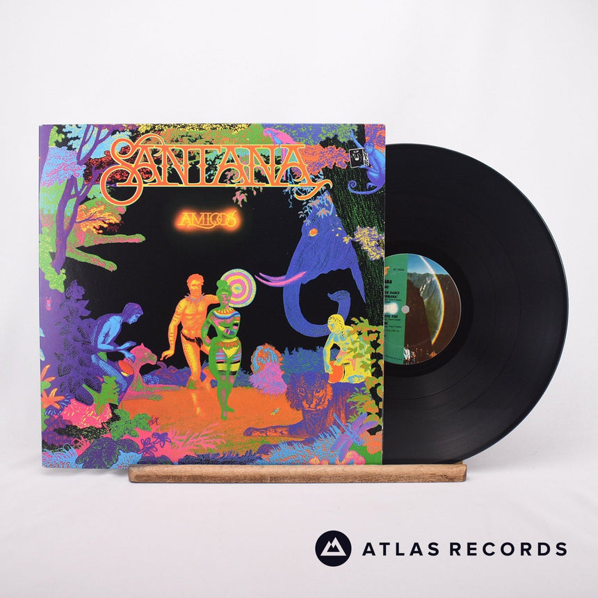 Santana Amigos LP Vinyl Record - Front Cover & Record