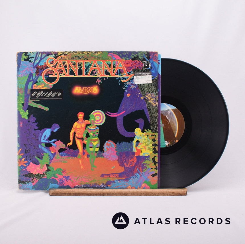 Santana Amigos LP Vinyl Record - Front Cover & Record