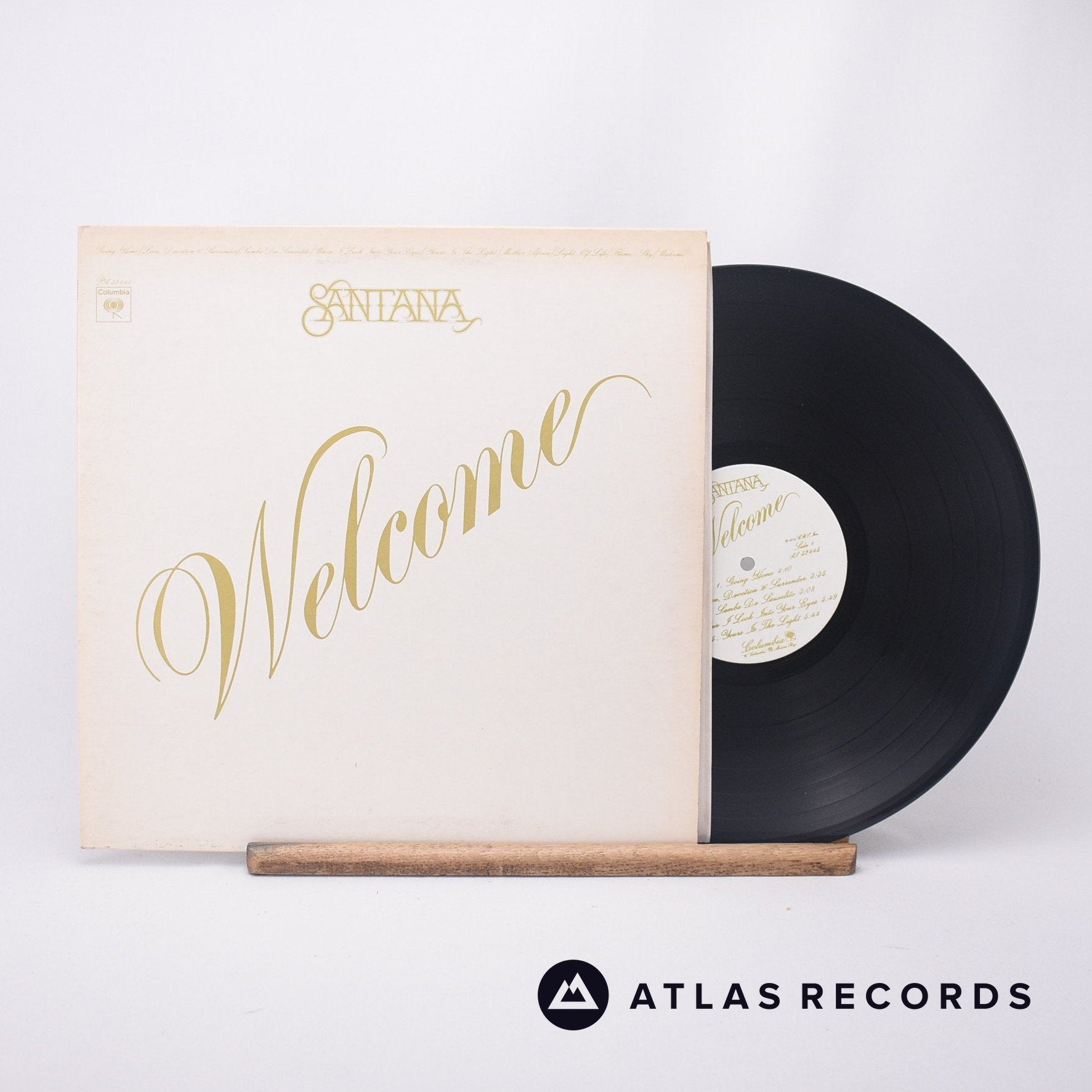 Santana Welcome LP Vinyl Record EX/NM – Atlas Records