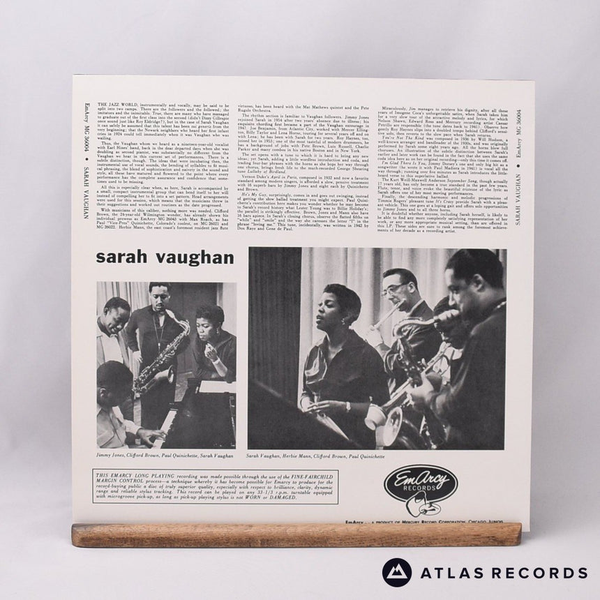 Sarah Vaughan - Sarah Vaughan - 180G Reissue Mono LP Vinyl Record - NM/EX