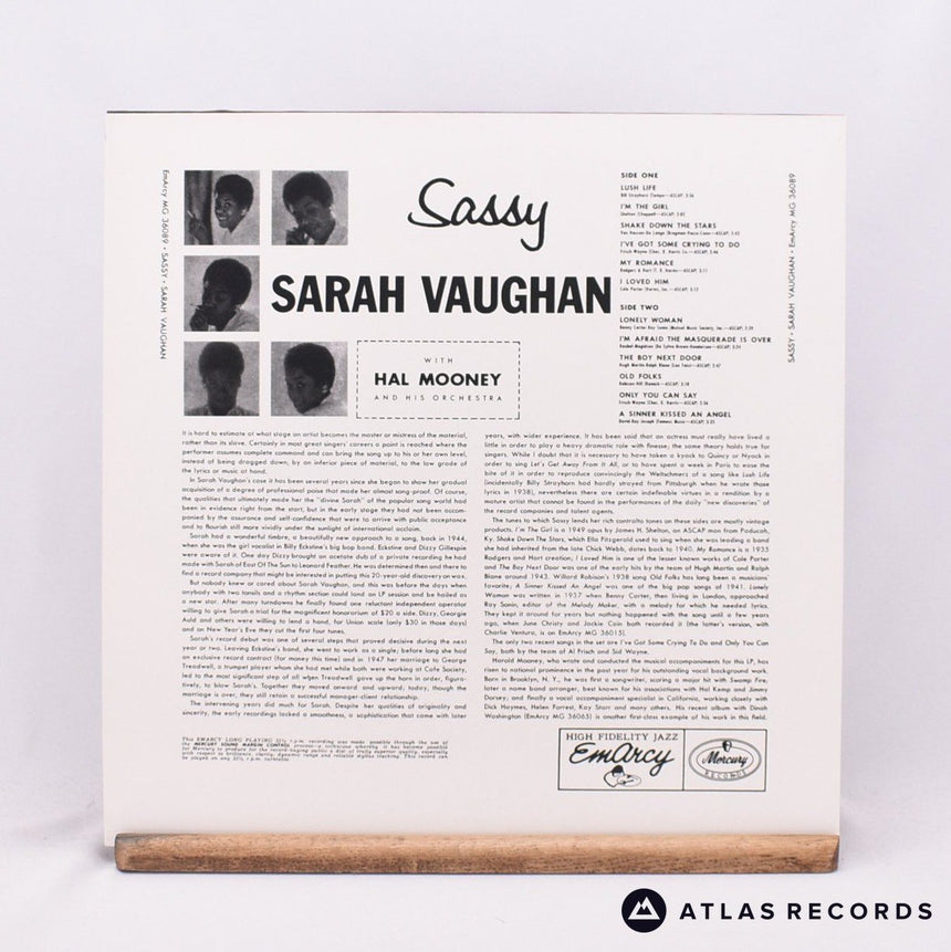 Sarah Vaughan - Sassy - 180G Reissue LP Vinyl Record - NM/EX