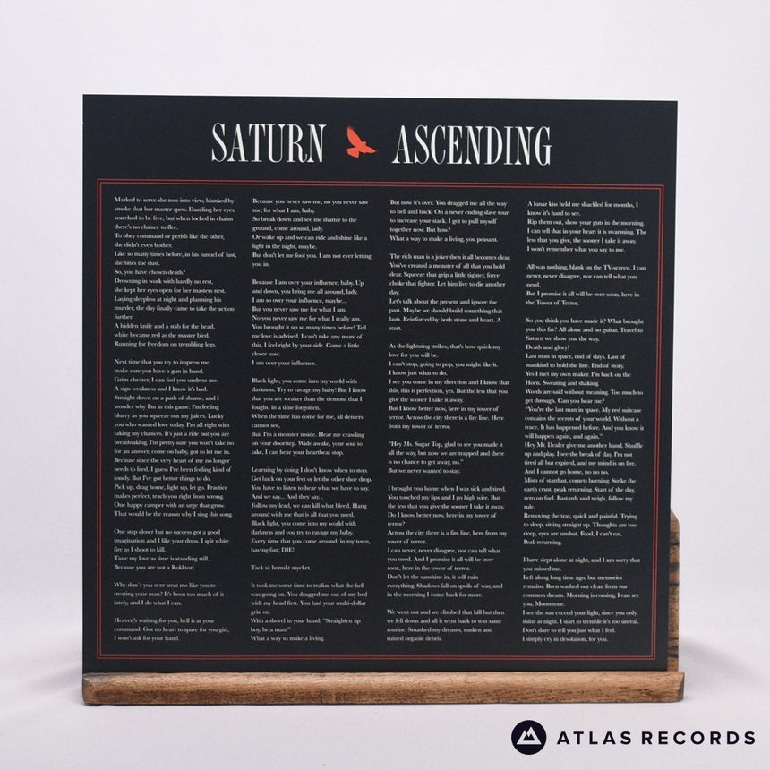 Saturn - Ascending (Live In Space) - Insert LP Vinyl Record - NM/EX