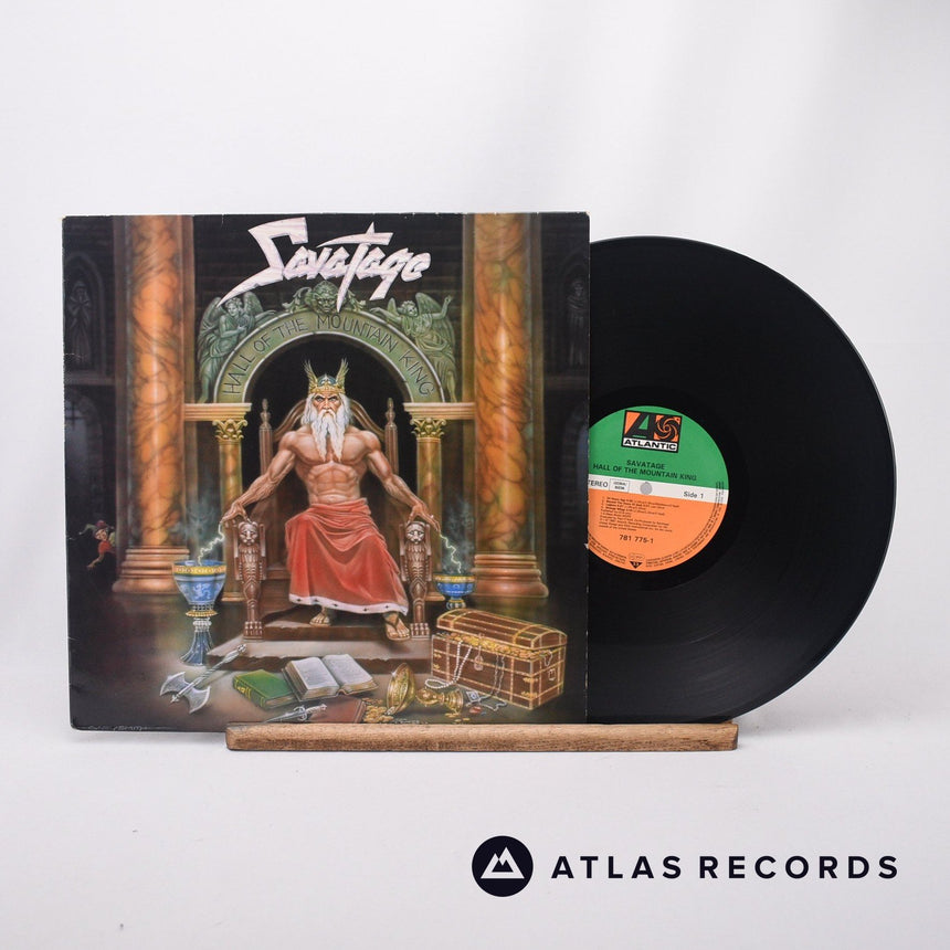 Savatage Hall Of The Mountain King LP Vinyl Record - Front Cover & Record