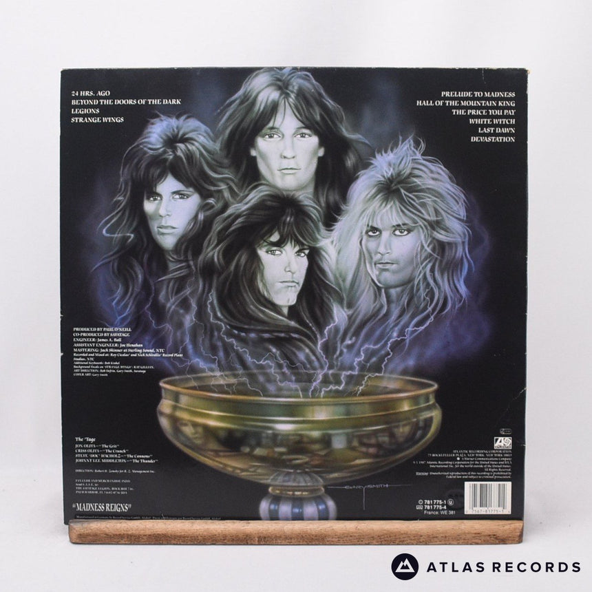 Savatage - Hall Of The Mountain King - 1-A 1-B LP Vinyl Record - EX/EX