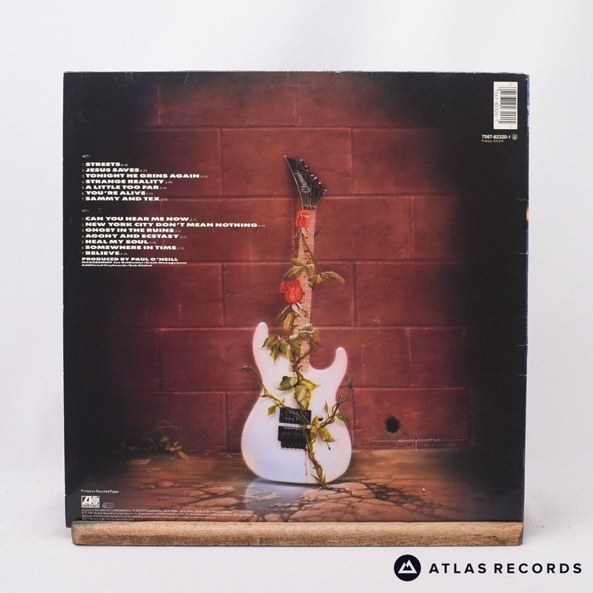 Savatage - Streets (A Rock Opera) - 1-A 1-B LP Vinyl Record - VG+/VG+