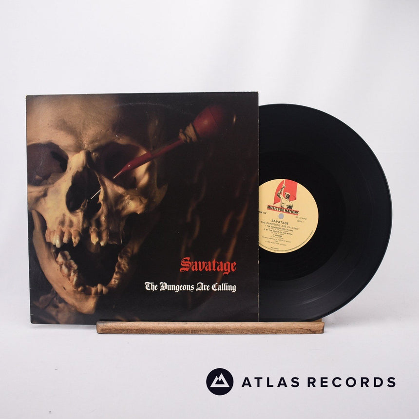 Savatage The Dungeons Are Calling 12" Vinyl Record - Front Cover & Record