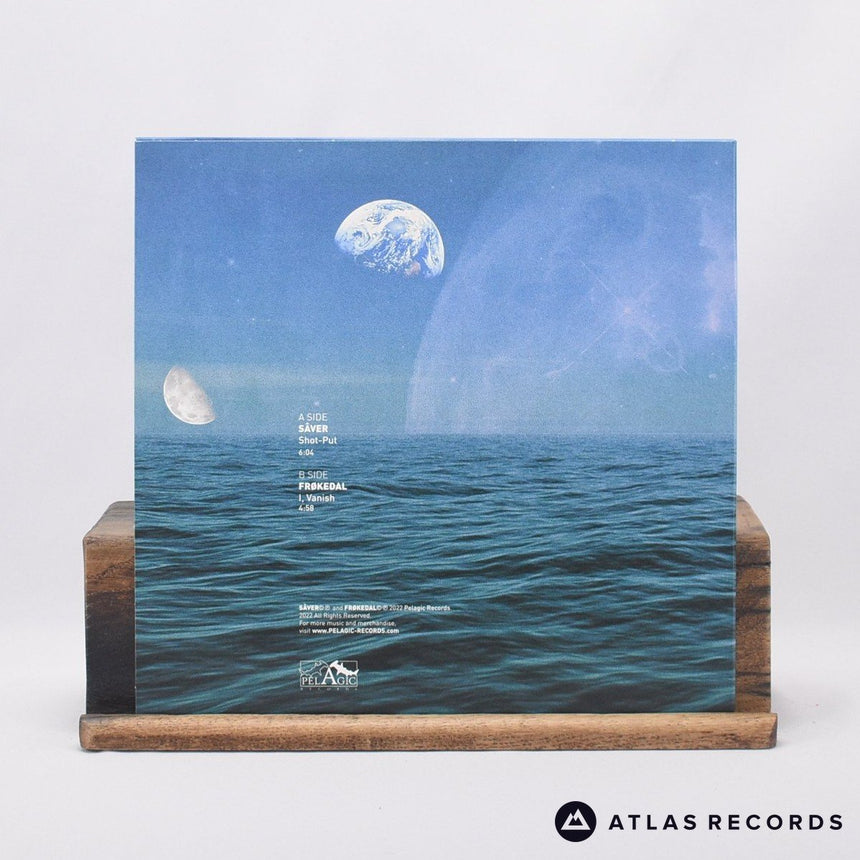 Saver - Split - Blue W/ White Splatter Limited Edition 10" Vinyl Record - EX/VG+