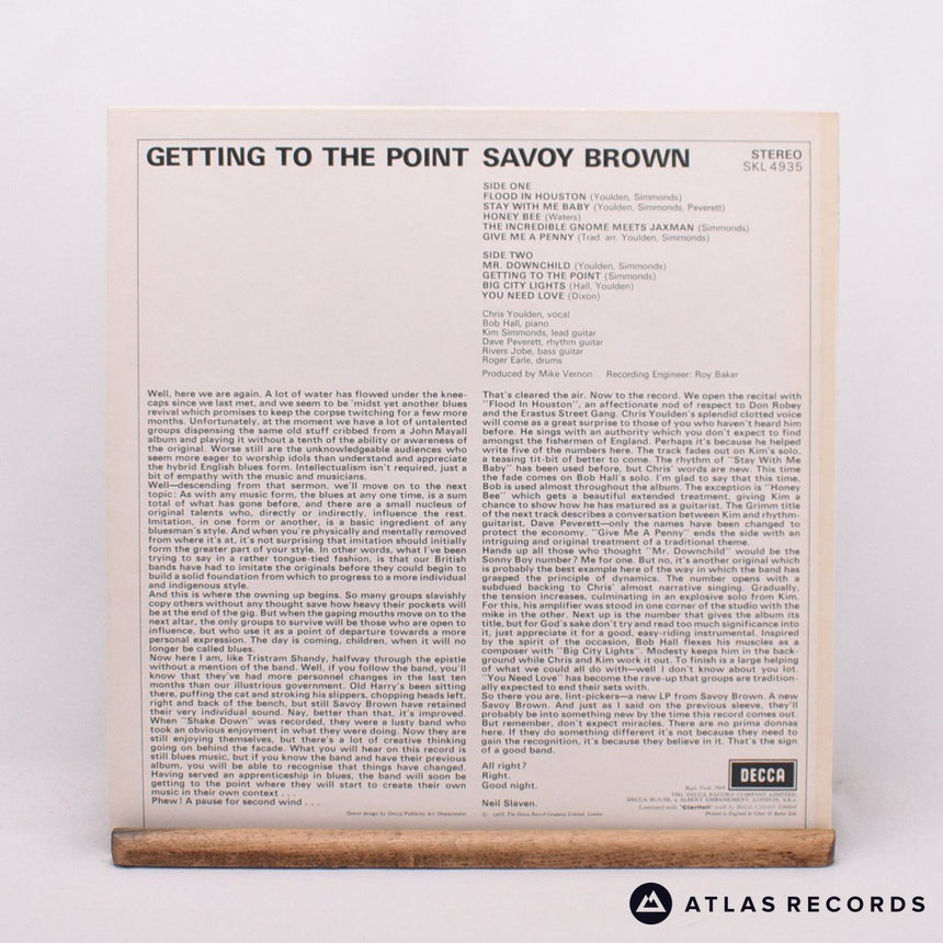 Savoy Brown - Getting To The Point - Repress -1W LP Vinyl Record - EX/NM
