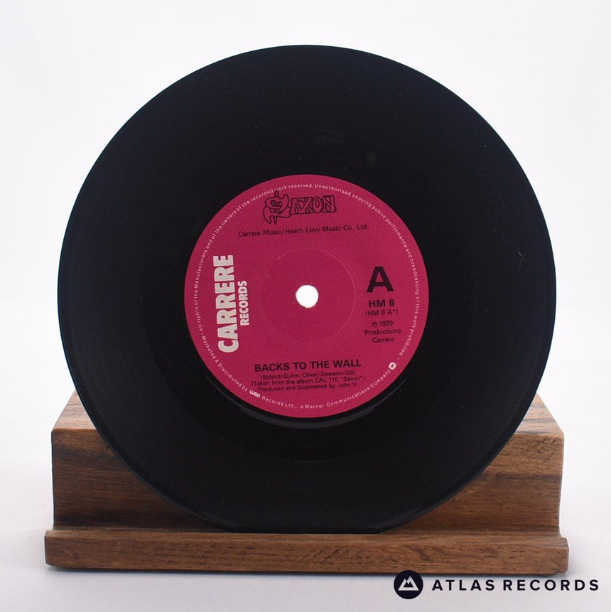 Saxon - Backs To The Wall - 7" Vinyl Record - VG+/VG+