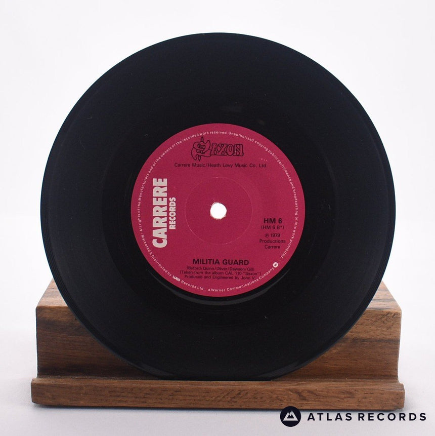 Saxon - Backs To The Wall - 7" Vinyl Record - VG+/VG+