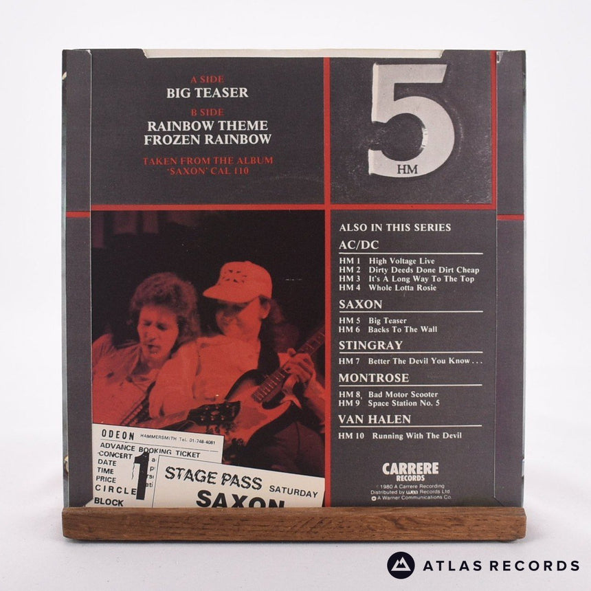 Saxon - Big Teaser - 7" Vinyl Record - EX/EX