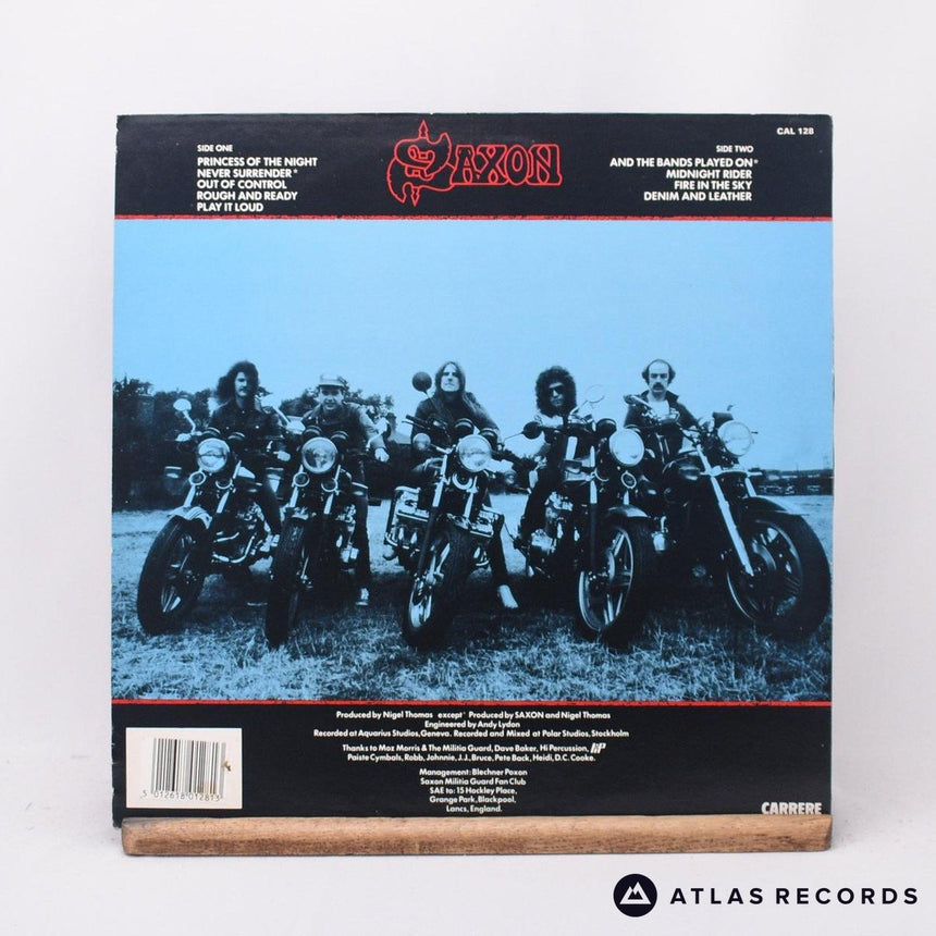 Saxon - Denim And Leather - Damont LP Vinyl Record - EX/EX