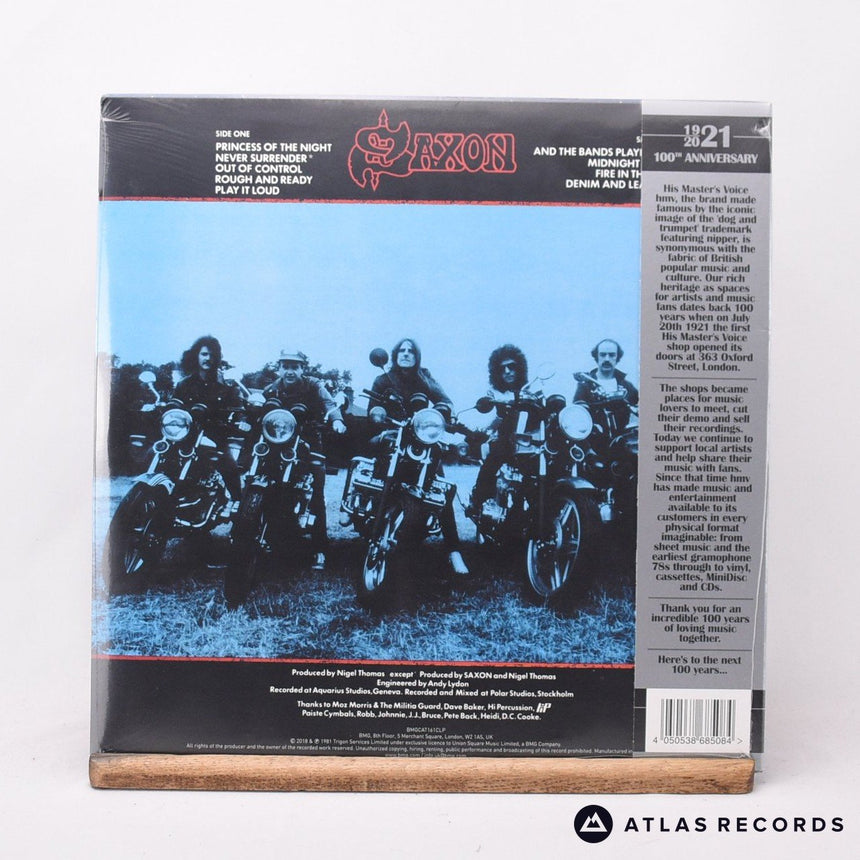 Saxon - Denim And Leather - Limited Edition Reissue Remastered LP Vinyl Record