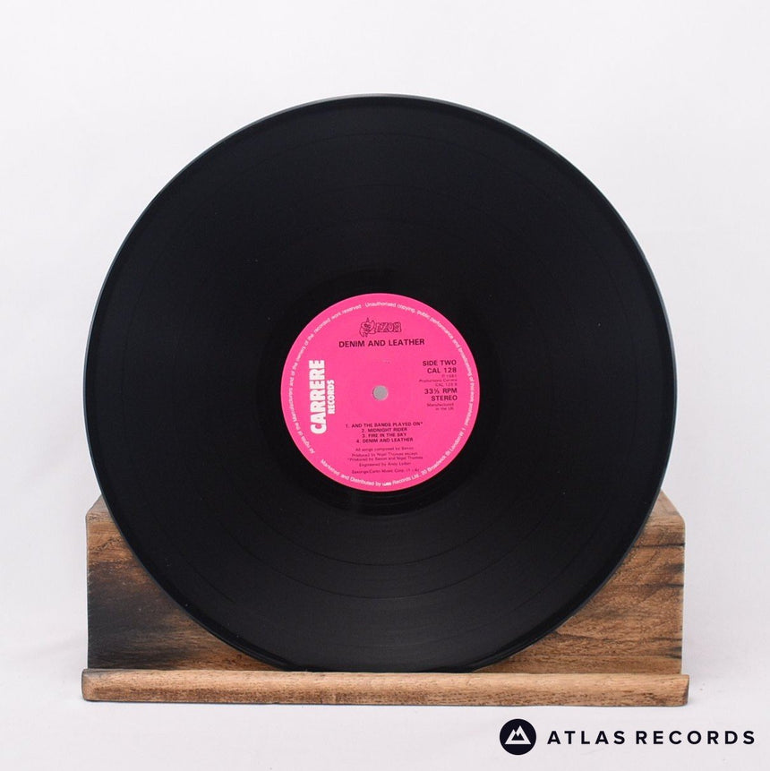 Saxon - Denim And Leather - LP Vinyl Record - VG+/EX