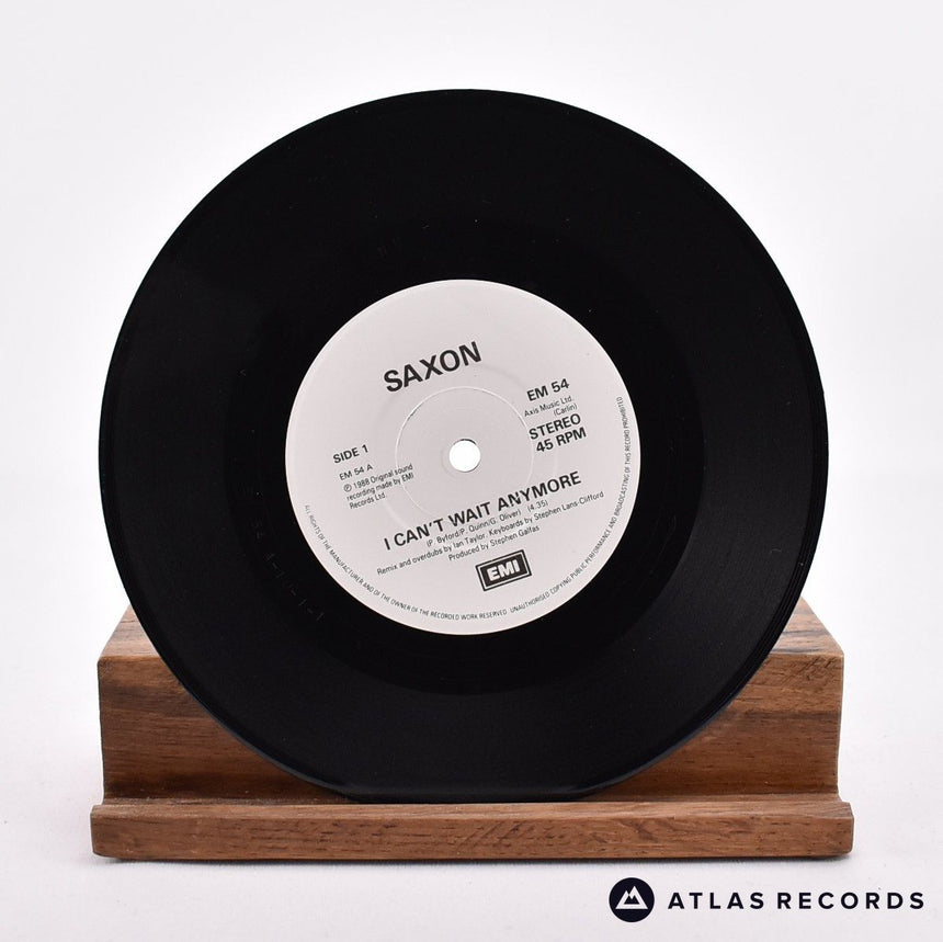 Saxon - I Can't Wait Anymore - Insert Limited Edition 7" Vinyl Record - NM/EX