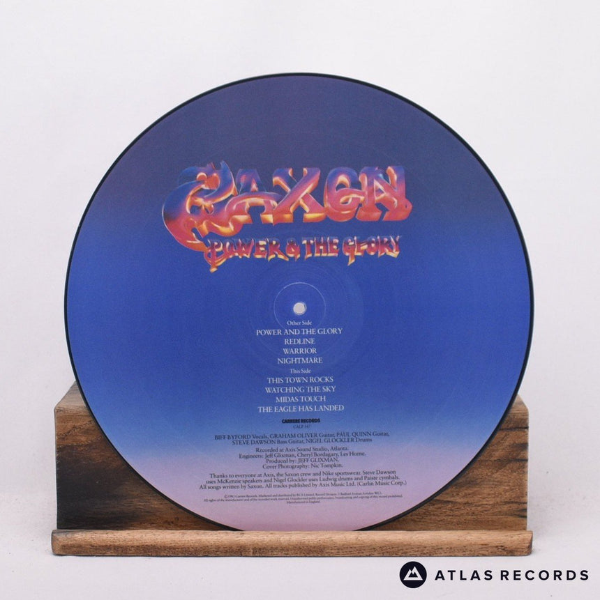 Saxon - Power & The Glory - Picture Disc LP Vinyl Record - NM