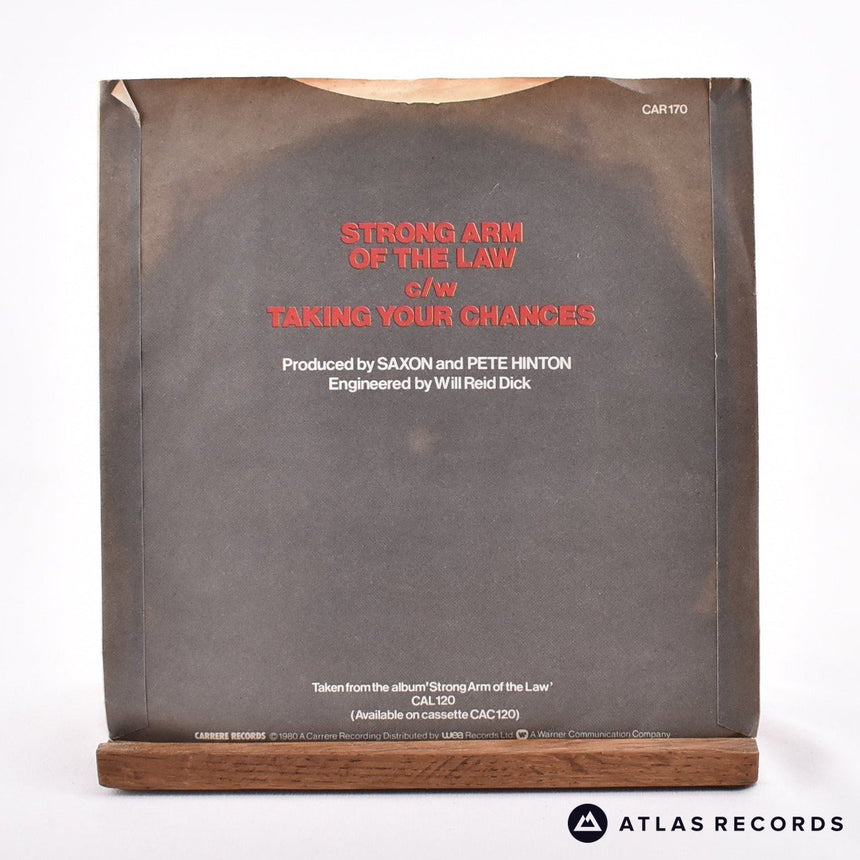 Saxon - Strong Arm Of The Law - 7" Vinyl Record - VG+/EX