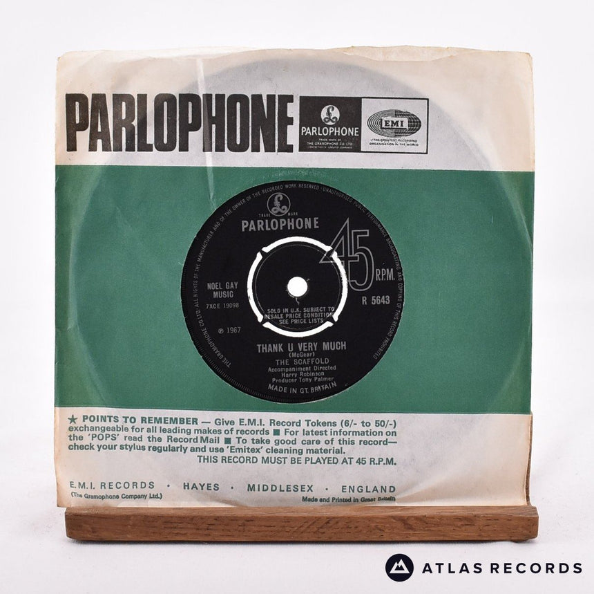 Scaffold Thank U Very Much 7" Vinyl Record - In Sleeve