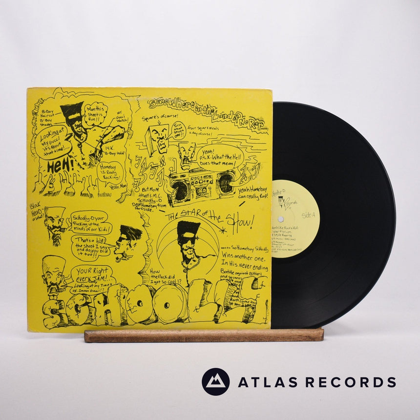 Schoolly D Schoolly-D LP Vinyl Record - Front Cover & Record